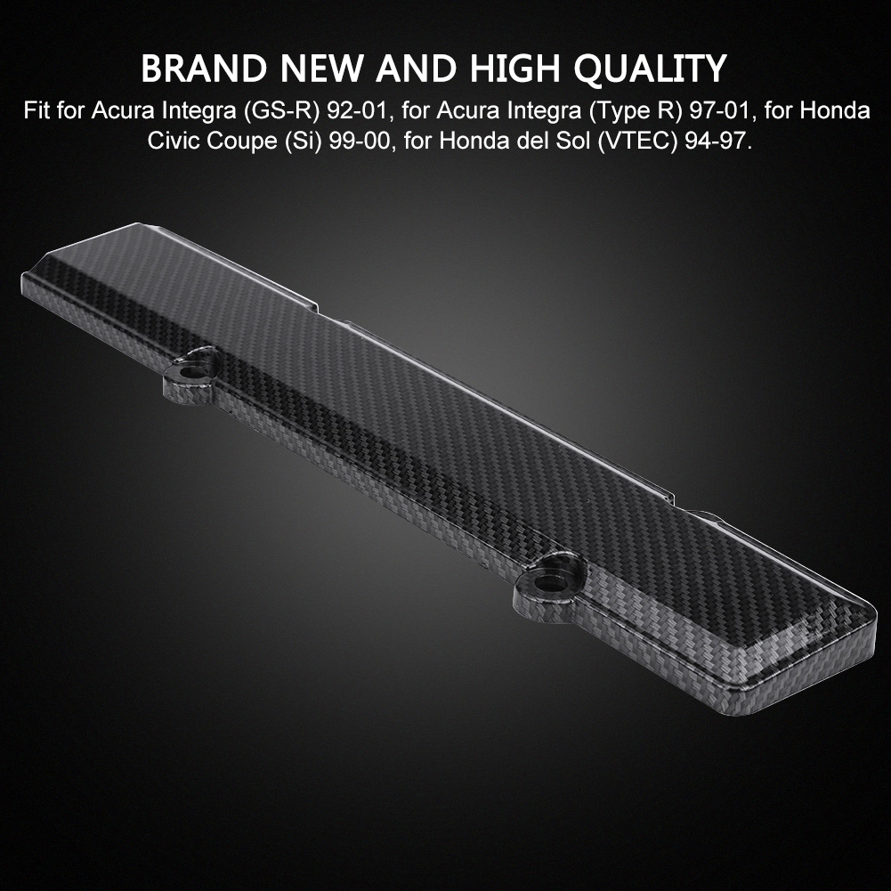 Couvercle de Bougie D/'allumage Couvercle de Soupape de Moteur en Fibre de Carbone Remplacement de L/'insert de Bougie D/'allumage pour B18 B16 VTEC pour Couvercle de Bougie D/'allumage B16 Couvercle de