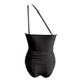 thumbnail image 4 of Rhuody Women'S Swimsuits One Shoulder Tankini Swimwear Two Piece Swimsuit With Bikini Bottoms Lightweight Wear L Black1, 4 of 4