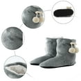 thumbnail image 4 of Dsscvnef Bottines pour Femmes Confortables et Chaudes, Mi-Mollet, Chaussures Décontractées pour la Maison, Intérieur et Extérieur, 4 of 7