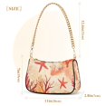 thumbnail image 3 of FORMRS Womens Shoulder Bag with Chain Strap Clutch Purse Cute Tote Handbag, Red Starfish, 3 of 7