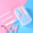 thumbnail image 3 of Kit De Cuidado De La Salud Del Bebé, Juego De Cuidado De Las Uñas, Cortador De Dedos Infantil, Tijeras, Caja De Almacenamiento Para Limpieza, Viaje De Atención Médica Yuarrent BA000640-01, 3 of 6