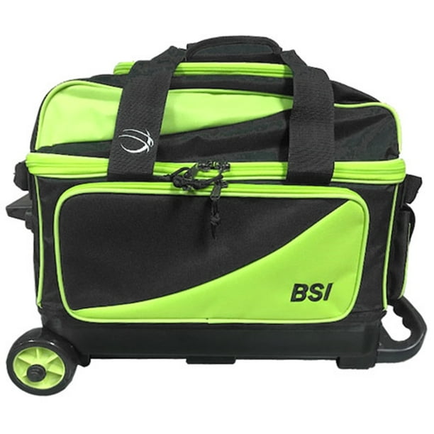 BSI Lime Double Roller Bowling Bag
