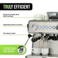 thumbnail image 4 of TRU All-in-One Espresso Maker with Grinder & Steam Wand - Premium Espresso Machine with Built-In Coffee Grinder - 15 Bar Pressure Pump - Adjustable Steam Controls & Cup Warmer, 4 of 7