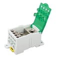 thumbnail image 4 of Bloc Terminal Boîte de Jonction DIN Rail Ligne Principale Distribution d'Énergie Universelle 690V 400A Vert, 4 of 14