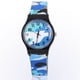 thumbnail image 1 of Reloj de pulsera de cuarzo con diseño de camuflaje para niños y niñas, color azul., 1 of 3
