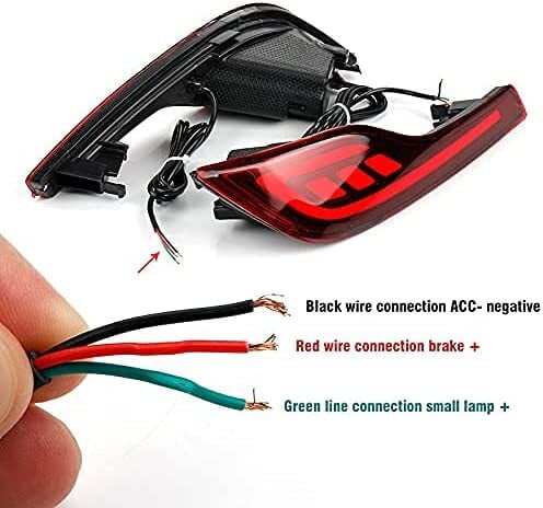 Pair LED Rear Bumper Reflector Brake Tail Fog Light Lamp For Honda CRV 2017-2019 - Atelier Landon