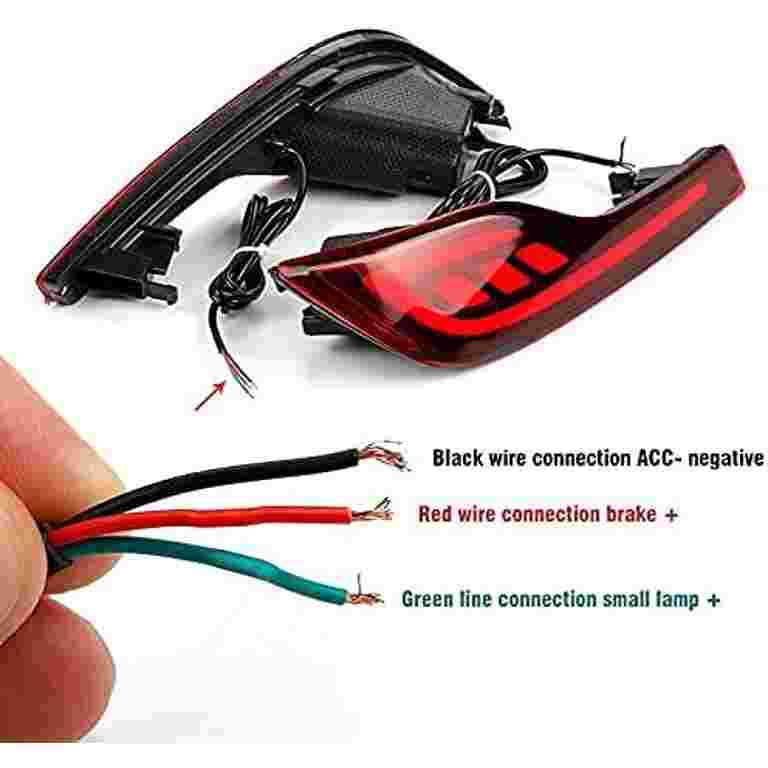 Pair LED Rear Bumper Reflector Brake Tail Fog Light Lamp For Honda CRV 2017-2019 - Atelier Landon