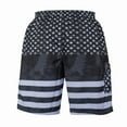 thumbnail image 2 of Men's American Flag Quick-Dry Swim Trunks with Cargo Pocket - Brushed Microfiber Board Shorts for Swimming, Surfing & Beach-7111-9-2XL, 2 of 7