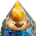 thumbnail image 4 of Energía cristalina Pyramid Sculpture Recolección Meditación Meditación Curación Gema Suerte Suministros de decoración de la fiesta Suministros, 4 of 7