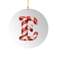 thumbnail image 2 of Ornements d'Alphabet pour Arbre de Noël, 26 Lettres de Canne à Sucre Initiales Pendentif, 26 Lettres Décoration d'Arbre de Noël Pendentif, Décorations Rouges Monogramme Personnalisées pour Cadeaux d'Arbre de Noël Diy, 2 of 5