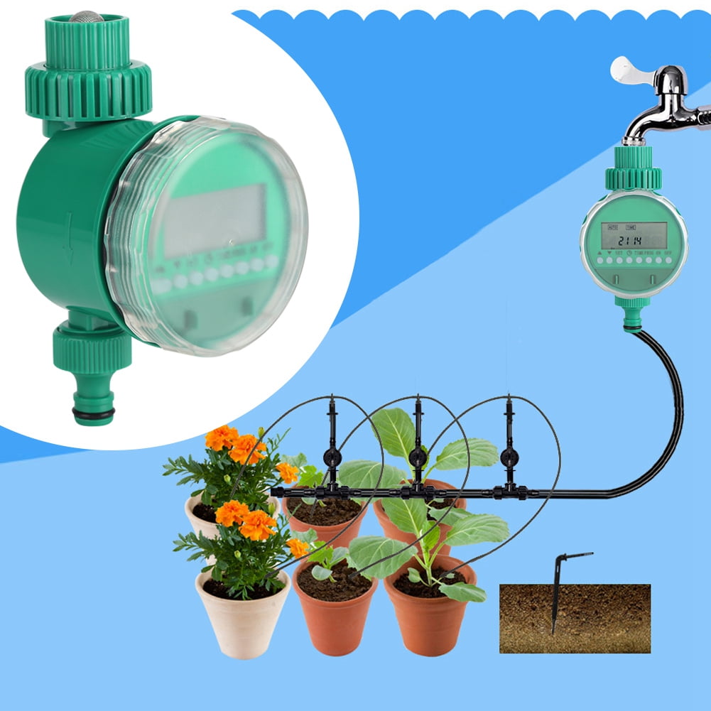 Intelligent Garden Irrigation Watering Timer Automatic Plants Drip Controller 