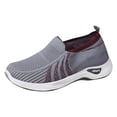 thumbnail image 2 of Willtoo Womens Orthopedic Shoes Tennis Shoes Wide Non Slip Slip on Business Casual Shoes Knitted Mesh Stretch Comfort 2026 Orthopedic Shoes, 2 of 5