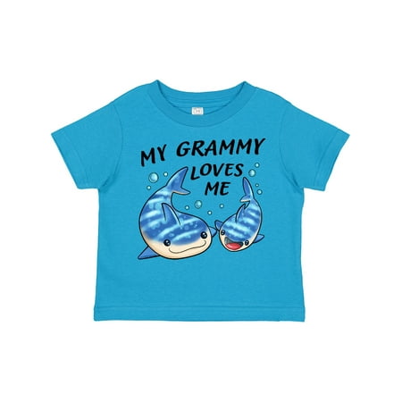 

Inktastic My Grammy Loves Me- Whale Shark Gift Toddler Boy or Toddler Girl T-Shirt