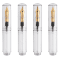 thumbnail image 1 of 4X Mini Pocket-Size Eyedropper Fountain Pen Writing Ink Pen F Nib Ink Pen Portable Mini Pocket Pen Transparent, 1 of 7