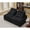 Black, variant on MOONMISS 2-Seat Modular Corduroy Sofa Neck Lumbar Pillows DIY No Armrests for Apartment,Beige