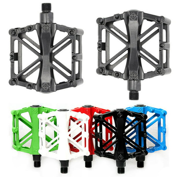 Valle Distracción pasado SPRING PARK Mountain Bike Pedals, Ultra Strong Colorful CNC Machined 9/16"  Cycling Sealed Bearing Pedals - Walmart.com