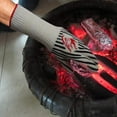 thumbnail image 5 of EvridWear Extreme Heat and Cut Resistant BBQ Gloves (Short Cuff, Zebra), 5 of 10