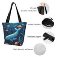 thumbnail image 4 of Balery Whimsical Underwater Fantasy Bolsa de Hombro con Diseño, Bolsa Grande y Duradera, Bolsa Versátil para Compras, 4 of 6