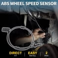 thumbnail image 2 of Sensor de velocidad ABS de Unique Bargains para Mercedes-Benz GLC300 GLC43 AMG No.A2539052500 Sensor de velocidad ABS trasero izquierdo, 2 of 6