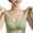 Bras for Women Green, variant on Women's Full Coverage Bras, V Neck Bra Padded Seamless Adjustable Straps Bralettes Comfort Everyday Basic Sleeping Bras No Underwire with Removable Padded M-5XL