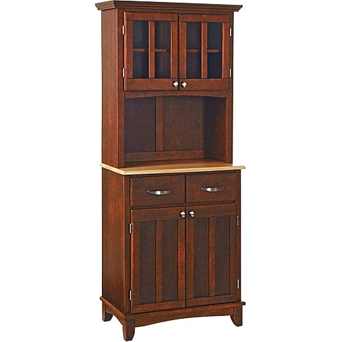 Home Styles Small Buffet Two Door Hutch Cherry With Natural