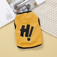 thumbnail image 3 of Reheyre Dog Vest,Letter Printing O-Neck Exquisite Hemming Thin Pet Vest Dog Clothes Small Puppy Sleeveless T-shirt, 3 of 3