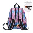 thumbnail image 5 of FORMRS Kids School Backpack with Front Zippered Pocket 12" Student Travel Daypack, Watercolor Blue Marble Pattern, 5 of 6