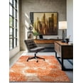 thumbnail image 4 of Unique Loom Sofia Collection Area Rug - Grand (7' 1" x 10' Rectangle Orange/Ivory), 4 of 7