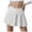 White, variant on YDFCWXW Women Mini Tennis Skirts with Shorts High Waisted Golf Skirts Pleated A Line Short Skirt Flowy Workout Sport Athletic Skorts Beige, S