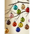 thumbnail image 5 of Serene Spaces Living Set of 12 Multicolor Glass Balls, Ornaments for Holiday Décor, Measures 2" Diameter, 5 of 6
