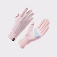 thumbnail image 3 of UV Sun Protection Gloves for Women Summer Quick Dry Touchscreen Gloves with Cooling Fabric Non Slip Gloves Driving Ridding Free Size, 3 of 8
