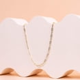 thumbnail image 4 of Collar PAVOI: cadena con clip de oro amarillo chapado en oro de 14 quilates, 4 of 5