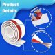 thumbnail image 2 of Door Draught Excluder 2 Packs,draught Excluder Tape,self Adhesive Weather Stripping,soundproof Door Seal,door Draft Stopper Door Draft Blocker,2 Pack, 2 of 5
