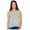 Grey, variant on True Rock Jr Women's Alexa High Low Racerback Tank Top (Neonpeach, XX-Large)