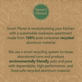 thumbnail image 4 of Smart Planet Eco Friendly Post-Consumer Recycled Aluminum Nonstick Square Griddle Pan, 11", 4 of 5
