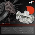 thumbnail image 2 of A-Premium Disc Brake Caliper Assembly with Bracket Compatible with Sebring Dodge Stratus Mitsubishi Eclipse Galant 2001-2012 Front Driver and Passenger 2-PC, 2 of 9