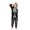 Black, variant on Toddler Boys Girls Halloween Fashion Skeleton Print Plush Long Sleeved Romper Family Parent-Child Wear Black