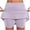Purple, variant on Lcziwo Athletic Skorts for Women Mid Waisted Tummy Control Plain Skirts Tennis Workout Yoga Running Skirts Casual Dressy Summer 2025 Skorts Watermelon Red,XXL