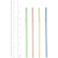 thumbnail image 3 of Comfy Package Striped Flexible Straws Drinking Plastic Disposable Bendy Straws, 500-Pack, 3 of 8