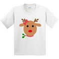 thumbnail image 3 of Inktastic Girl Reindeer Youth T-Shirt, 3 of 5