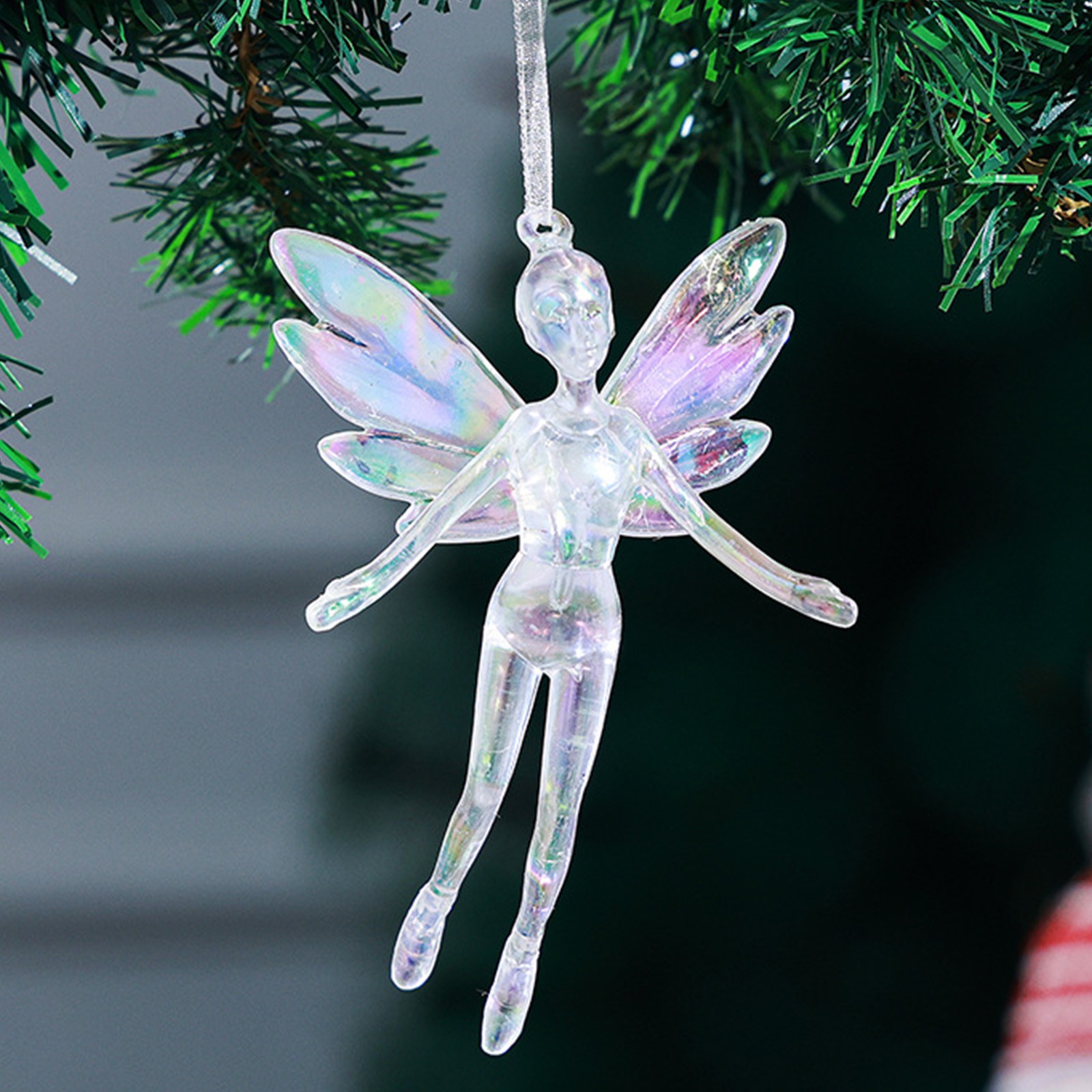 Lot De 18 Flocons De Neige En Acrylique Pour Sapin De Noël - Décorations Cristal Suspendues