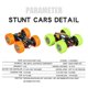 thumbnail image 1 of Kids Dump Truck Rapid 2.4GHz Stunt Remote Control Charging Toy Car Mini Jumping Dump, 1 of 5