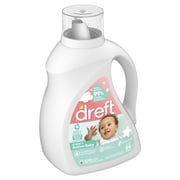 Dreft Active Baby Liquid Laundry Detergent for Sensitive Skin, Hypoallergenic, 92 fl oz, 64 Loads