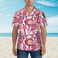 thumbnail image 2 of Pofeuu Cute Girl Print Hawaiian Shirt for Men Sleeves Casual Button Down Summer Beach Dress Shirts T-Shirts,X-Large, 2 of 7