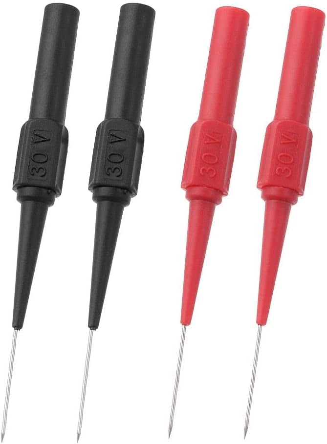 HomeSoGood 4PCS 0.7mm/0.02inch Test Probe Pins,Multimeter Test Lead