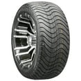 thumbnail image 3 of Golf Cart Wheels and Tires - 12" RHOX RX270 Machined w/ Low Pro Tires - Set of 4, 3 of 3
