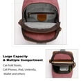 thumbnail image 4 of KL928 Canvas Crossbody Sling Bag Shoulder Backpack Casual Rucksack for Men Women Gift (Rust Red), 4 of 7
