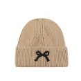 thumbnail image 5 of Gorros con lazo para mujer Otoño Invierno Gorros de punto cálidos Gorros de calavera suaves para actividades al aire libre, 5 of 5
