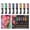 Black, variant on New Chalk Comb Temporary Hair Color - 8-Color Washable Hair Chalk, Mini Dye Comb, DIY Hair Styling, Birthday, Christmas, Holiday, Cosplay, Creative Fun, 3.99 In