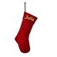 thumbnail image 4 of Neoyler Personalized Christmas Stockings with Custom Embroidery for Names Holiday Gift Bag Large Capacity Multi Functional Decorations for Fireplace Tree 18.1in Red, 4 of 8